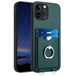 R20 Ring Card Holder Phone Case, For iPhone 14 Plus, For iPhone 14, For iPhone 14 Pro, For iPhone 14 Pro Max, For iPhone SE 2022 / SE 2020 / 8, For iPhone 13 Pro Max, For iPhone 13 Pro, For iPhone 13