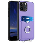 R20 Ring Card Holder Phone Case, For iPhone 14 Plus, For iPhone 14, For iPhone 14 Pro, For iPhone 14 Pro Max, For iPhone SE 2022 / SE 2020 / 8, For iPhone 13 Pro Max, For iPhone 13 Pro, For iPhone 13