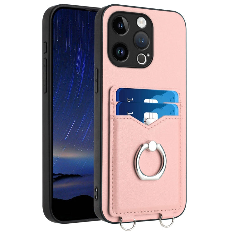 R20 Ring Card Holder Phone Case, For iPhone 14 Plus, For iPhone 14, For iPhone 14 Pro, For iPhone 14 Pro Max, For iPhone SE 2022 / SE 2020 / 8, For iPhone 13 Pro Max, For iPhone 13 Pro, For iPhone 13