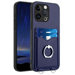 R20 Ring Card Holder Phone Case, For iPhone 14 Plus, For iPhone 14, For iPhone 14 Pro, For iPhone 14 Pro Max, For iPhone SE 2022 / SE 2020 / 8, For iPhone 13 Pro Max, For iPhone 13 Pro, For iPhone 13