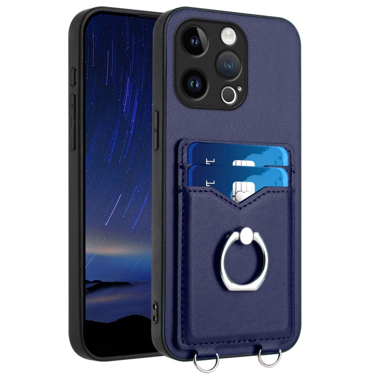 R20 Ring Card Holder Phone Case, For iPhone 14 Plus, For iPhone 14, For iPhone 14 Pro, For iPhone 14 Pro Max, For iPhone SE 2022 / SE 2020 / 8, For iPhone 13 Pro Max, For iPhone 13 Pro, For iPhone 13