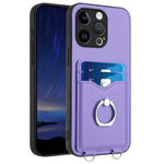 R20 Ring Card Holder Phone Case, For iPhone 14 Plus, For iPhone 14, For iPhone 14 Pro, For iPhone 14 Pro Max, For iPhone SE 2022 / SE 2020 / 8, For iPhone 13 Pro Max, For iPhone 13 Pro, For iPhone 13
