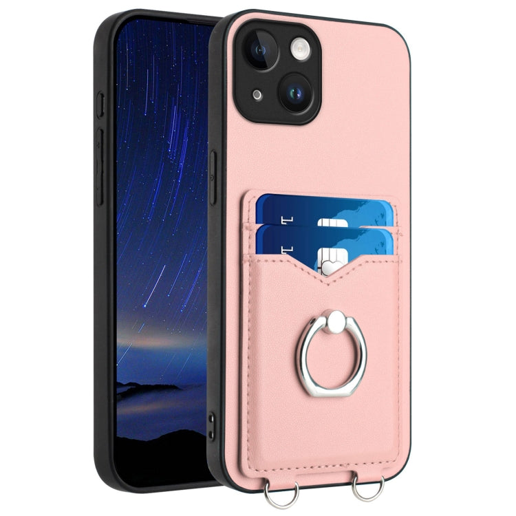 R20 Ring Card Holder Phone Case, For iPhone 14 Plus, For iPhone 14, For iPhone 14 Pro, For iPhone 14 Pro Max, For iPhone SE 2022 / SE 2020 / 8, For iPhone 13 Pro Max, For iPhone 13 Pro, For iPhone 13