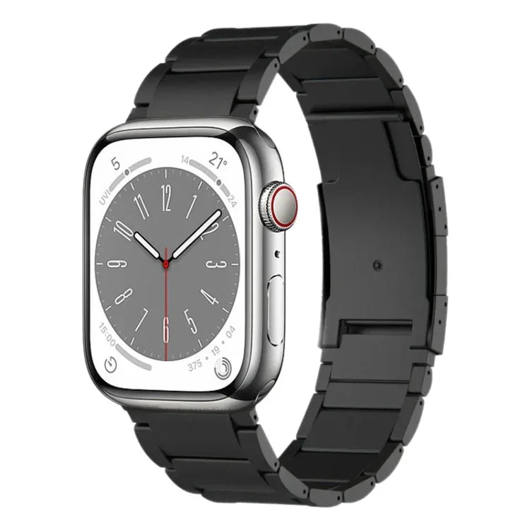 Titanium Metal Watch Band, For Apple Watch Series 10 46mm, For Apple Watch Series 10 42mm, For Apple Watch SE 2023 44mm, For Apple Watch SE 2023 40mm, For Apple Watch Ultra 2 49mm, For Apple Watch Series 9 45mm, For Apple Watch Series 9 41mm           ...