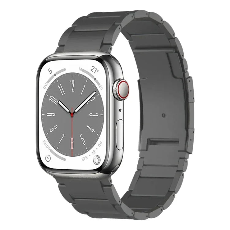 Titanium Metal Watch Band, For Apple Watch Series 10 46mm, For Apple Watch Series 10 42mm, For Apple Watch SE 2023 44mm, For Apple Watch SE 2023 40mm, For Apple Watch Ultra 2 49mm, For Apple Watch Series 9 45mm, For Apple Watch Series 9 41mm           ...
