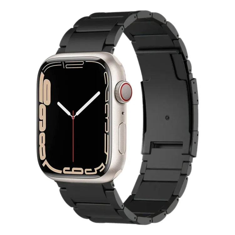 Titanium Metal Watch Band, For Apple Watch Series 7 41mm, For Apple Watch Series 7 45mm, For Apple Watch SE 40mm, For Apple Watch SE 44mm, For Apple Watch Series 6 40mm, For Apple Watch Series 6 44mm, For Apple Watch Series 5 44mm                      ...