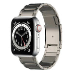 Titanium Metal Watch Band, For Apple Watch Series 7 41mm, For Apple Watch Series 7 45mm, For Apple Watch SE 40mm, For Apple Watch SE 44mm, For Apple Watch Series 6 40mm, For Apple Watch Series 6 44mm, For Apple Watch Series 5 44mm                      ...