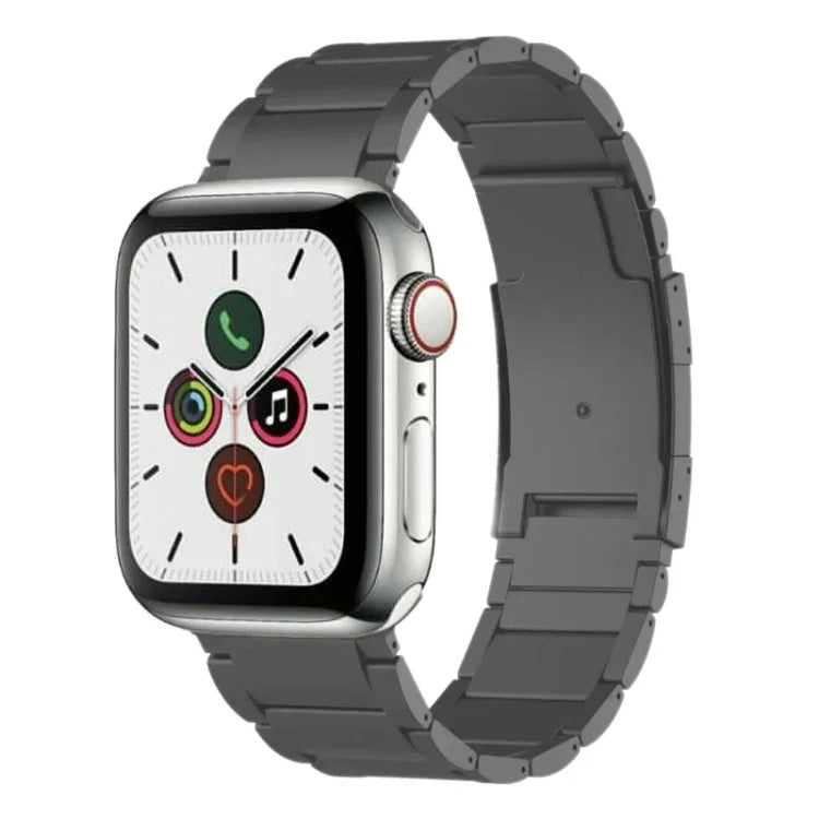 Titanium Metal Watch Band, For Apple Watch Series 7 41mm, For Apple Watch Series 7 45mm, For Apple Watch SE 40mm, For Apple Watch SE 44mm, For Apple Watch Series 6 40mm, For Apple Watch Series 6 44mm, For Apple Watch Series 5 44mm                      ...