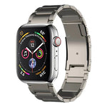 Titanium Metal Watch Band, For Apple Watch Series 7 41mm, For Apple Watch Series 7 45mm, For Apple Watch SE 40mm, For Apple Watch SE 44mm, For Apple Watch Series 6 40mm, For Apple Watch Series 6 44mm, For Apple Watch Series 5 44mm                      ...