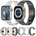 Turtle Buckle Titanium Alloy Watch Band, For Apple Watch Series 5 44mm, For Apple Watch Series 5 40mm, For Apple Watch Series 4 44mm, For Apple Watch Series 4 40mm, For Apple Watch Series 3 38mm, For Apple Watch Series 3 42mm