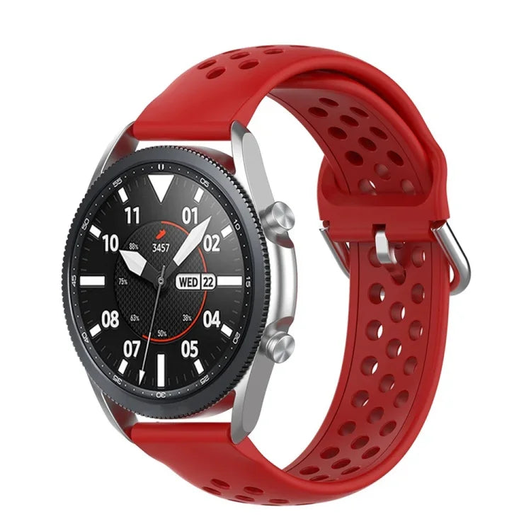R850 Silicone Sports Solid Color Strap, Size: Free Size 20mm, For Galaxy Watch 3 41mm