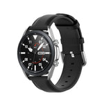 Round Tail Leather Strap, Size: Free Size 20mm, For Galaxy Watch 3 41mm