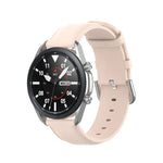 Round Tail Leather Strap, Size: Free Size 20mm, For Galaxy Watch 3 41mm
