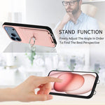 R20 Crossbody Rope Ring Card Holder Phone Case, For iPhone 17 Pro Max, For iPhone 17 Pro, For iPhone 17, For iPhone Air, For iPhone 15 Pro Max, For iPhone 15 Pro, For iPhone 15 Plus, For iPhone 15