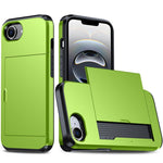 Shockproof Armor Phone Case with Card Slot, For iPhone 17e / 16e, For iPhone 17 Pro Max, For iPhone 17 Pro, For iPhone 17