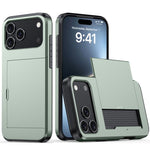 Shockproof Armor Phone Case with Card Slot, For iPhone 17 Pro Max, For iPhone 17 Pro, For iPhone 17, For iPhone Air