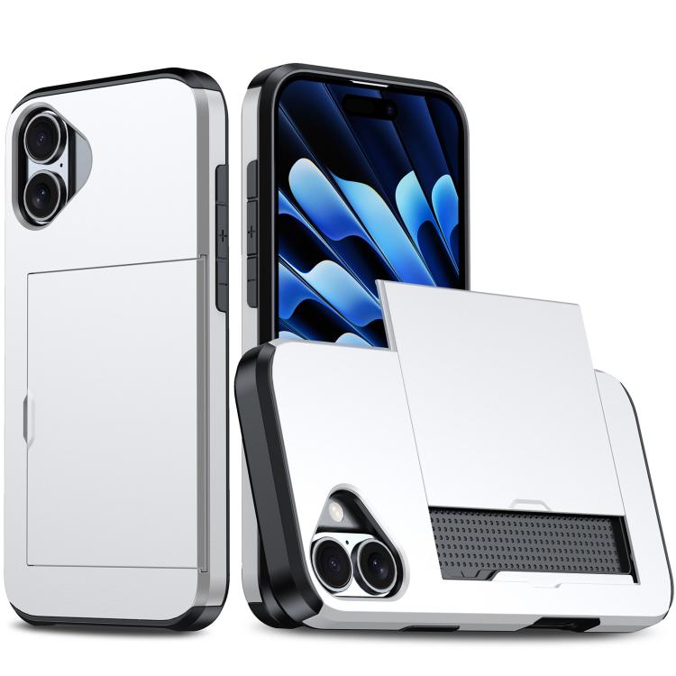 Shockproof Armor Phone Case with Card Slot, For iPhone 17 Pro Max, For iPhone 17 Pro, For iPhone 17, For iPhone Air