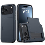 Shockproof Armor Phone Case with Card Slot, For iPhone 18, For iPhone 18 Pro, For iPhone 18 Pro Max, For iPhone 17e / 16e