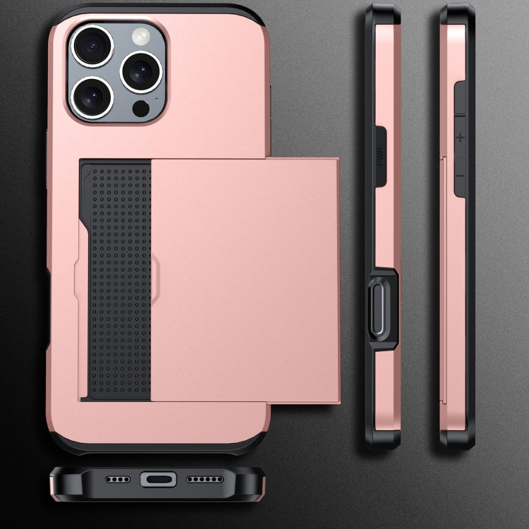 Shockproof Armor Phone Case with Card Slot, For iPhone 17 Pro Max, For iPhone 17 Pro, For iPhone 17, For iPhone Air