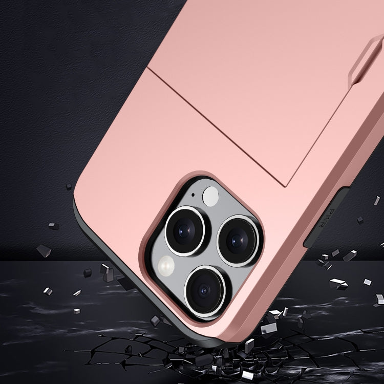 Shockproof Armor Phone Case with Card Slot, For iPhone 17e / 16e, For iPhone 17 Pro Max, For iPhone 17 Pro, For iPhone 17