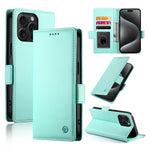 Side Buckle Magnetic Frosted Leather Phone Case, For iPhone 16 Pro, For iPhone 16 Plus, For iPhone 16, For iPhone 15 Pro Max, For iPhone 15 Pro, For iPhone 15 Plus