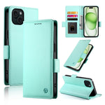 Side Buckle Magnetic Frosted Leather Phone Case, For iPhone 16 Pro, For iPhone 16 Plus, For iPhone 16, For iPhone 15 Pro Max, For iPhone 15 Pro, For iPhone 15 Plus
