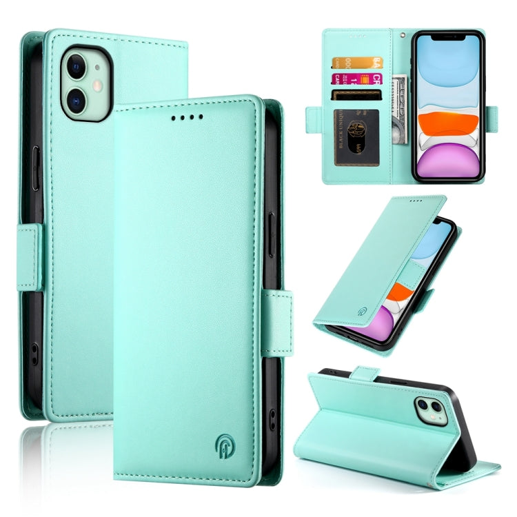 Side Buckle Magnetic Frosted Leather Phone Case, For iPhone 12 mini, For iPhone 11 Pro Max, For iPhone 11, For iPhone 11 Pro, For iPhone X / XS, For iPhone XR