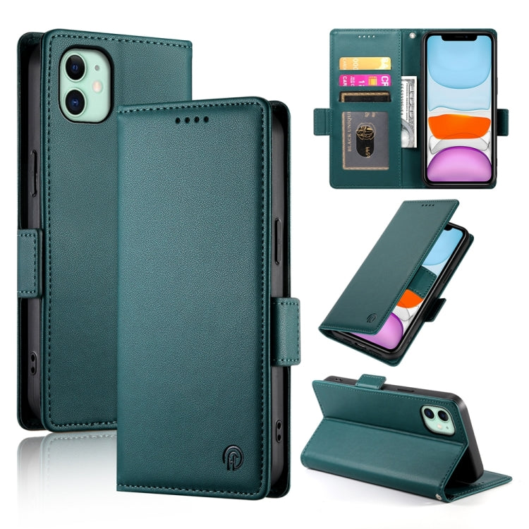 Side Buckle Magnetic Frosted Leather Phone Case, For iPhone 12 mini, For iPhone 11 Pro Max, For iPhone 11, For iPhone 11 Pro, For iPhone X / XS, For iPhone XR