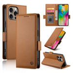 Side Buckle Magnetic Frosted Leather Phone Case, For iPhone 17e / 16e, For iPhone 17 Pro Max, For iPhone 17 Pro, For iPhone 17, For iPhone Air, For iPhone 16 Pro Max