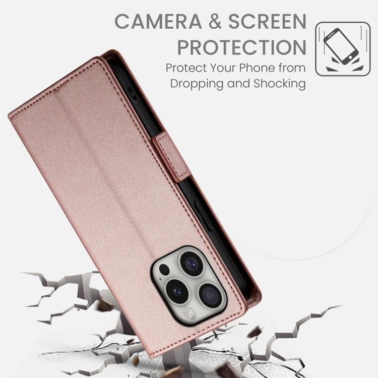 Side Buckle Magnetic Frosted Leather Phone Case, For iPhone 16 Pro, For iPhone 16 Plus, For iPhone 16, For iPhone 15 Pro Max, For iPhone 15 Pro, For iPhone 15 Plus
