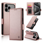 Side Buckle Magnetic Frosted Leather Phone Case, For iPhone 17e / 16e, For iPhone 17 Pro Max, For iPhone 17 Pro, For iPhone 17, For iPhone Air, For iPhone 16 Pro Max