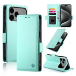 Side Buckle Magnetic Frosted Leather Phone Case, For iPhone 17e / 16e, For iPhone 17 Pro Max, For iPhone 17 Pro, For iPhone 17, For iPhone Air, For iPhone 16 Pro Max