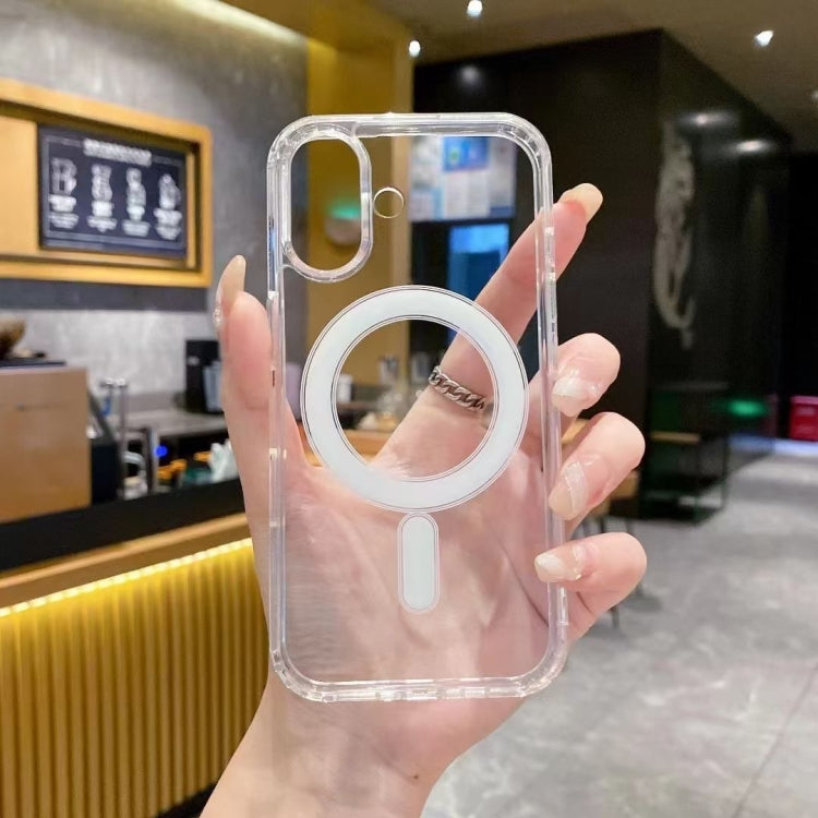 Large Hole Camera MagSafe Magnetic Clear Acrylic TPU Case, For iPhone 18 Pro, For iPhone 18 Pro Max, For iPhone 17 Pro Max, For iPhone 17 Pro, For iPhone 17, For iPhone 17 Air, For iPhone 16 Pro Max, For iPhone 16 Pro, For iPhone 16 Plus, For iPhone 16