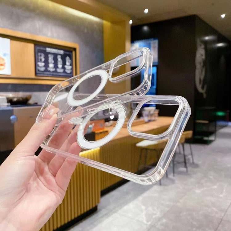 Large Hole Camera MagSafe Magnetic Clear Acrylic TPU Case, For iPhone 18 Pro, For iPhone 18 Pro Max, For iPhone 17 Pro Max, For iPhone 17 Pro, For iPhone 17, For iPhone 17 Air, For iPhone 16 Pro Max, For iPhone 16 Pro, For iPhone 16 Plus, For iPhone 16