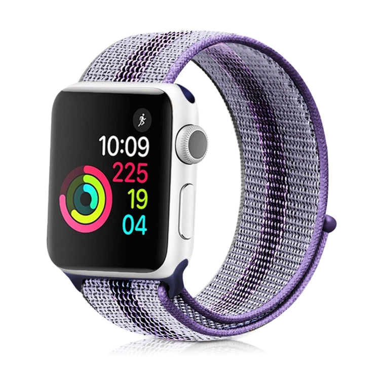Nylon Loop Watchband, For Apple Watch Series 8&7 41mm / SE 2&6&SE&5&4 40mm / 3&2&1 38mm, For Apple Watch Ultra 49mm / Series 8&7 45mm / SE 2&6&SE&5&4 44mm / 3&2&1 42mm, For Apple Watch Series 7 41mm / 6 & SE & 5 & 4 40mm / 3 & 2 & 1 38mm               ...
