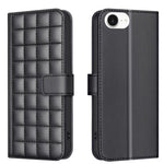Square Texture Leather Phone Case, For iPhone 18 Pro Max/17 Pro Max, For iPhone 17e / 16e, For iPhone 16 Pro Max, For iPhone 16 Pro, For iPhone 16 Plus, For iPhone 16, For iPhone 15 Pro Max, For iPhone 15 Pro