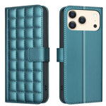 Square Texture Leather Phone Case, For iPhone 17e / 16e, For iPhone 17 Pro Max, For iPhone 16 Pro Max, For iPhone 16 Pro, For iPhone 16 Plus, For iPhone 16, For iPhone 15 Pro Max, For iPhone 15 Pro