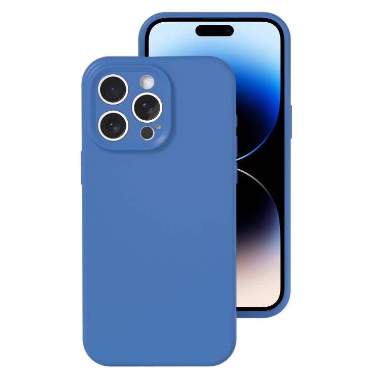 Precise Hole Liquid Silicone Jelly Color Full Coverage Phone Case, For iPhone 14 Pro