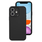Precise Hole Liquid Silicone Jelly Color Full Coverage Phone Case, For iPhone 11