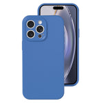 Precise Hole Liquid Silicone Jelly Color Full Coverage Phone Case, For iPhone 16 Pro Max