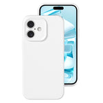 Precise Hole Liquid Silicone Jelly Color Full Coverage Phone Case, For iPhone 16
