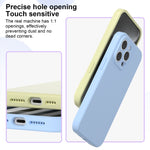 Precise Hole Liquid Silicone Jelly Color Full Coverage Phone Case, For iPhone 14 Pro Max