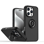 Q Shadow 1 Series TPU + PC Phone Case with Ring, For iPhone 16 Pro, For iPhone 16 Plus, For iPhone 15 Pro Max, For iPhone 15 Pro, For iPhone 15 Plus, For iPhone 15