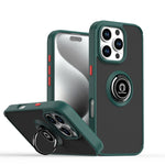 Q Shadow 1 Series TPU + PC Phone Case with Ring, For iPhone 16 Pro, For iPhone 16 Plus, For iPhone 15 Pro Max, For iPhone 15 Pro, For iPhone 15 Plus, For iPhone 15