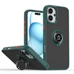 Q Shadow 1 Series TPU + PC Phone Case with Ring, For iPhone 16 Pro, For iPhone 16 Plus, For iPhone 15 Pro Max, For iPhone 15 Pro, For iPhone 15 Plus, For iPhone 15