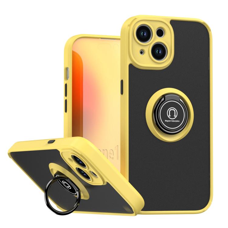 Q Shadow 1 Series TPU + PC Phone Case with Ring, For iPhone 16 Pro, For iPhone 16 Plus, For iPhone 15 Pro Max, For iPhone 15 Pro, For iPhone 15 Plus, For iPhone 15