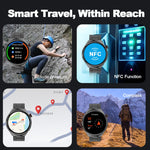 LF38 1.6 inch IPS Screen Steel Strap Smart Watch Supports Blood Oxygen Monitoring