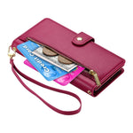 Nine Card-slot Zipper Wallet Bag Leather Phone Case, For iPhone 17 Pro Max, For iPhone 17 Pro, For iPhone 17, For iPhone Air, For iPhone 16e, For iPhone 16 Pro Max, For iPhone 16 Pro, For iPhone 16 Plus
