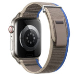 Dual-Section Loop Nylon Watch Band, For Apple Watch Series 9 41mm, For Apple Watch Ultra 49mm