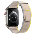 Dual-Section Loop Nylon Watch Band, For Apple Watch SE 2022 40mm, For Apple Watch SE 2022 44mm